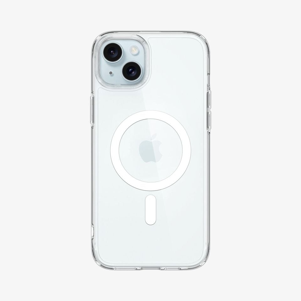 iPhone 15 Plus Kılıf, Spigen Ultra Hybrid Magfit (Magsafe Uyumlu) White