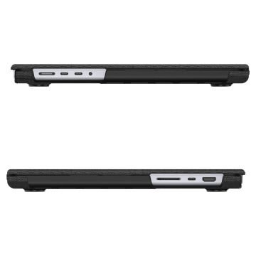 MacBook Pro 16'' M2(2023) / M1(2021) ile Uyumlu Kılıf, Spigen Urban Fit Black