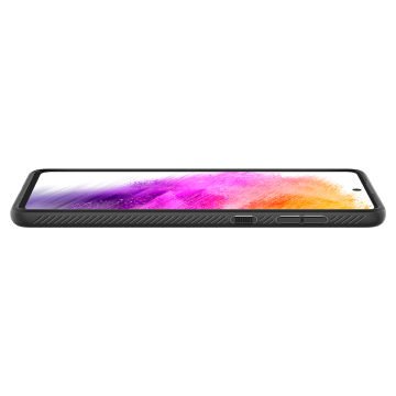 Galaxy A73 5G Kılıf, Spigen Liquid Air Matte Black