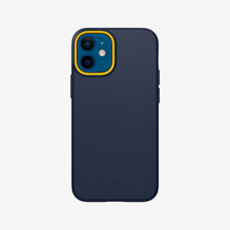 iPhone 12 / iPhone 12 Pro Kılıf, Caseology Nano Pop (Silikon) Classic Blue