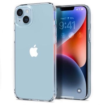 iPhone 14 / iPhone 13 Kılıf, Spigen Crystal Flex Crystal Clear