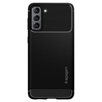 Galaxy S21 Kılıf, Spigen Rugged Armor Matte Black