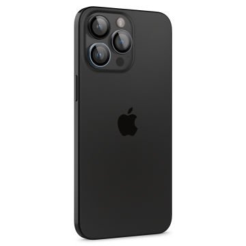 iPhone 15 Pro Max / iPhone 15 Pro / iPhone 14 Pro Max Kamera Lens Cam Ekran Koruyucu, Spigen Glas.tR EZ Fit Optik Pro (2 Adet) Zero One Edition