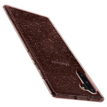 Galaxy Note 10 Kılıf, Spigen Liquid Crystal Glitter Rose Quartz