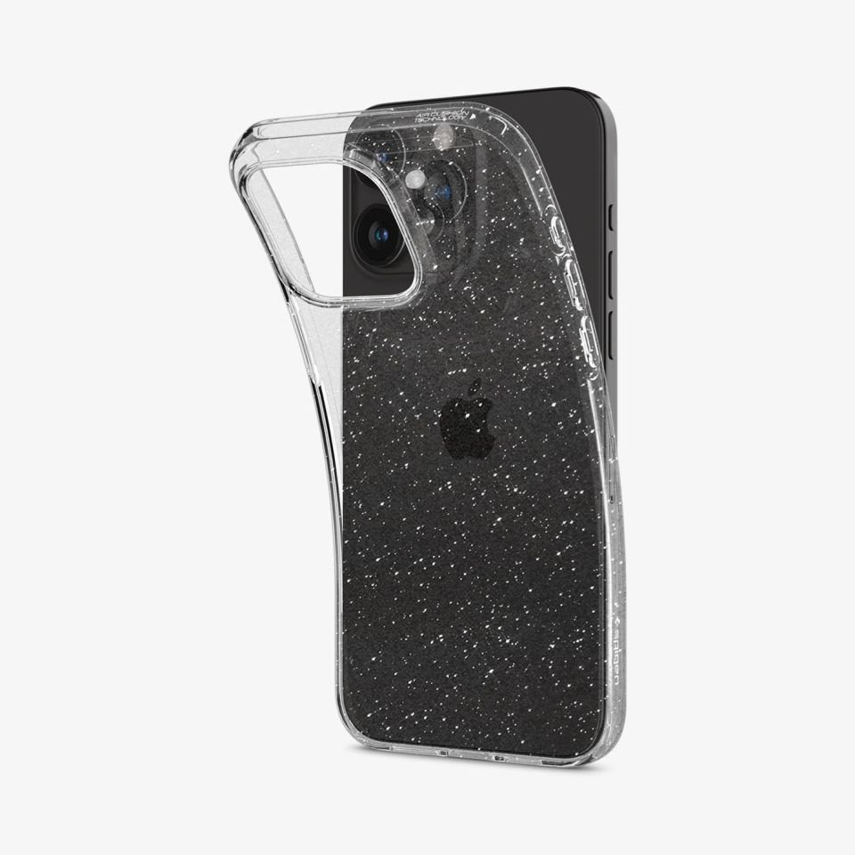 iPhone 15 Pro Kılıf, Spigen Liquid Crystal Glitter Crystal Quartz