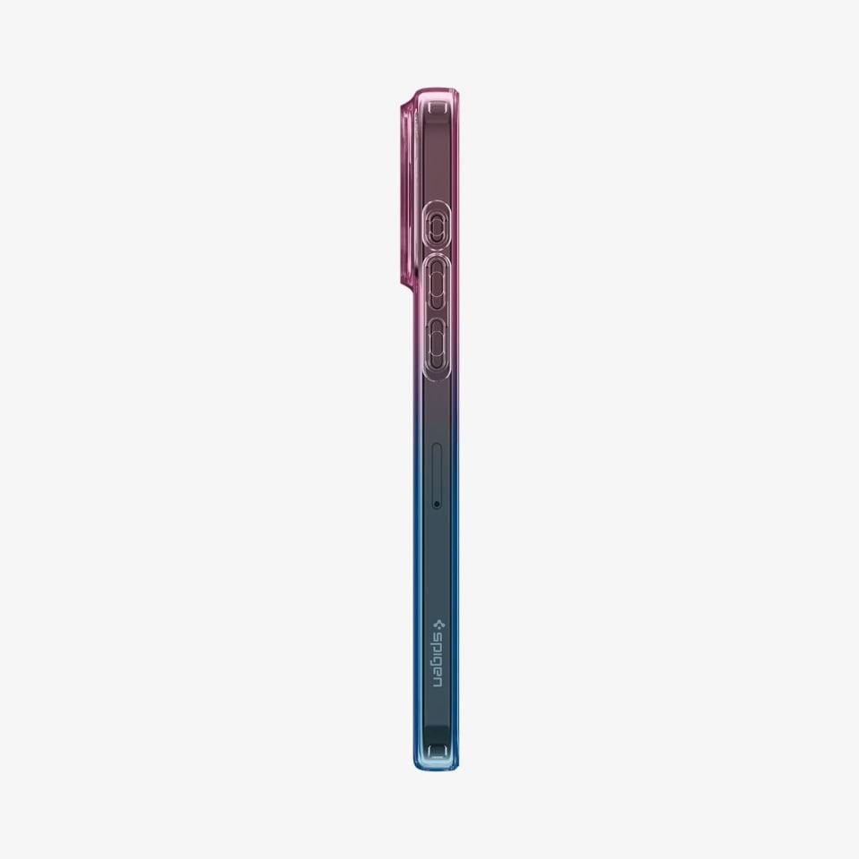 iPhone 15 Pro Kılıf, Spigen Liquid Crystal 4 Tarafı Tam Koruma Gradation Pink