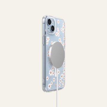 iPhone 14 Plus Kılıf, Ciel by Cyrill Cecile Mag (MagSafe Uyumlu) White Daisy