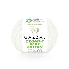 Gazzal Organic Baby Cotton 50gr - Örgü Yünü