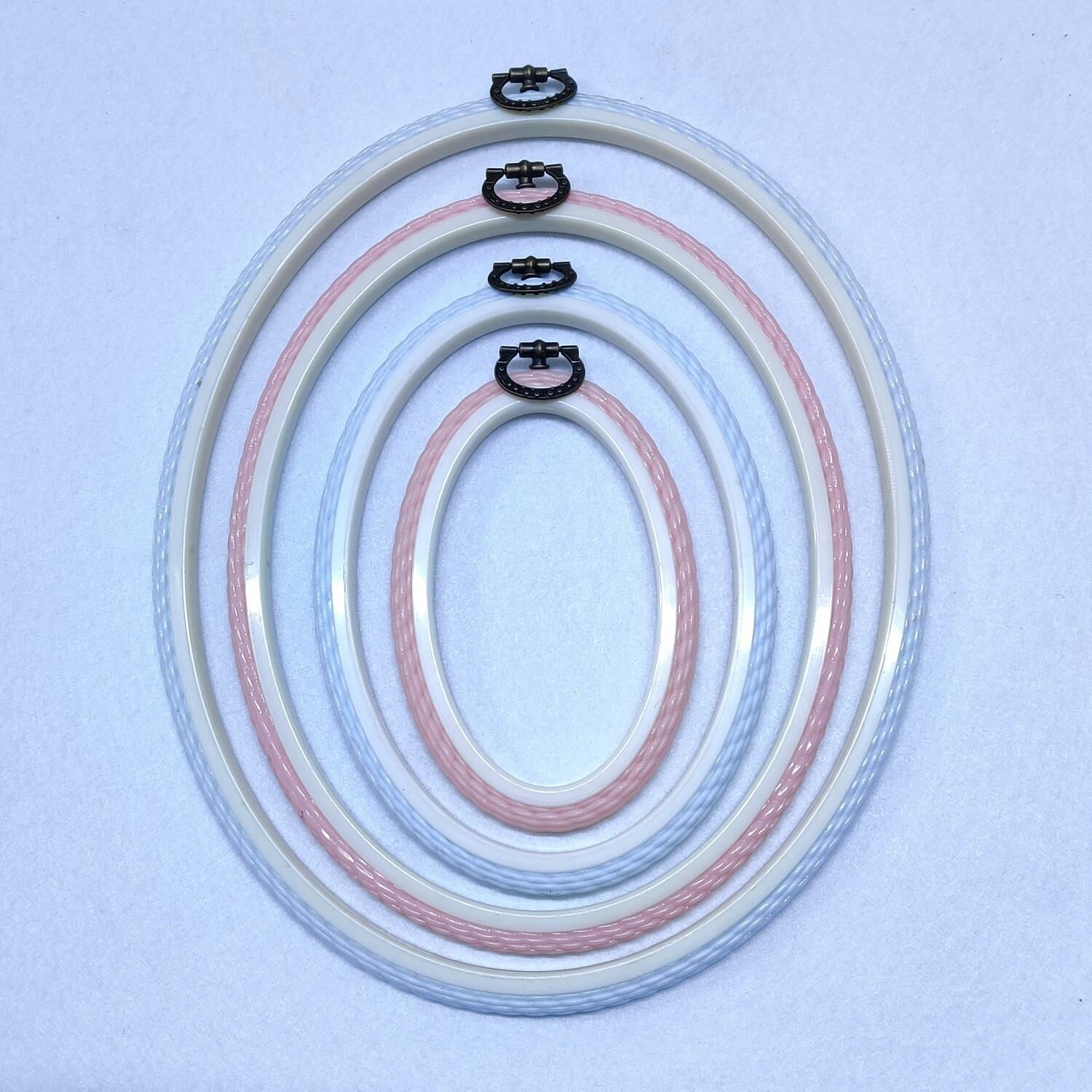 Askılı Oval Örgülü Plastik Kasnak 1kopa01