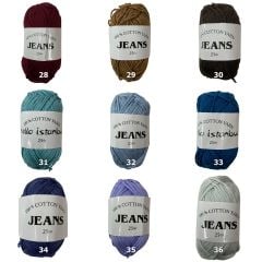Hello İstanbul Jeans Cotton Yarn Pamuk Amigurumi Punch El Örgü İpliği 25 gr