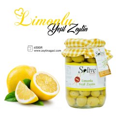 Limonlu Yeşil Zeytin 450Gr