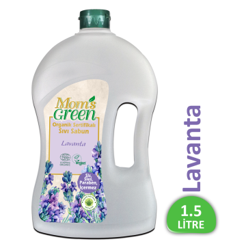 Mom's Green Organik Sertifikalı Sıvı Sabun - Lavanta 1.5 Lt EcoCosmos