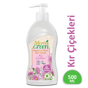 Mom's Green Organik Sertifikalı Sıvı Sabun - Kır Çiçekleri  500 ml EcoCosmos