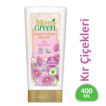 Mom's Green Organik Sertifikalı Duş Jeli - Kır Çiçekleri 400 ml EcoCosmos