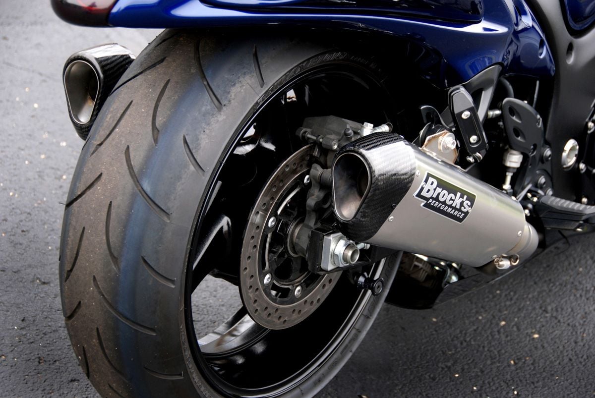 Suzuki Hayabusa CT Dual Titanyum Full System 16'' Muffler (08-15)