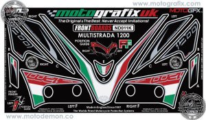 Ducati Multistrada 1200 2010+ Sticker Takımı
