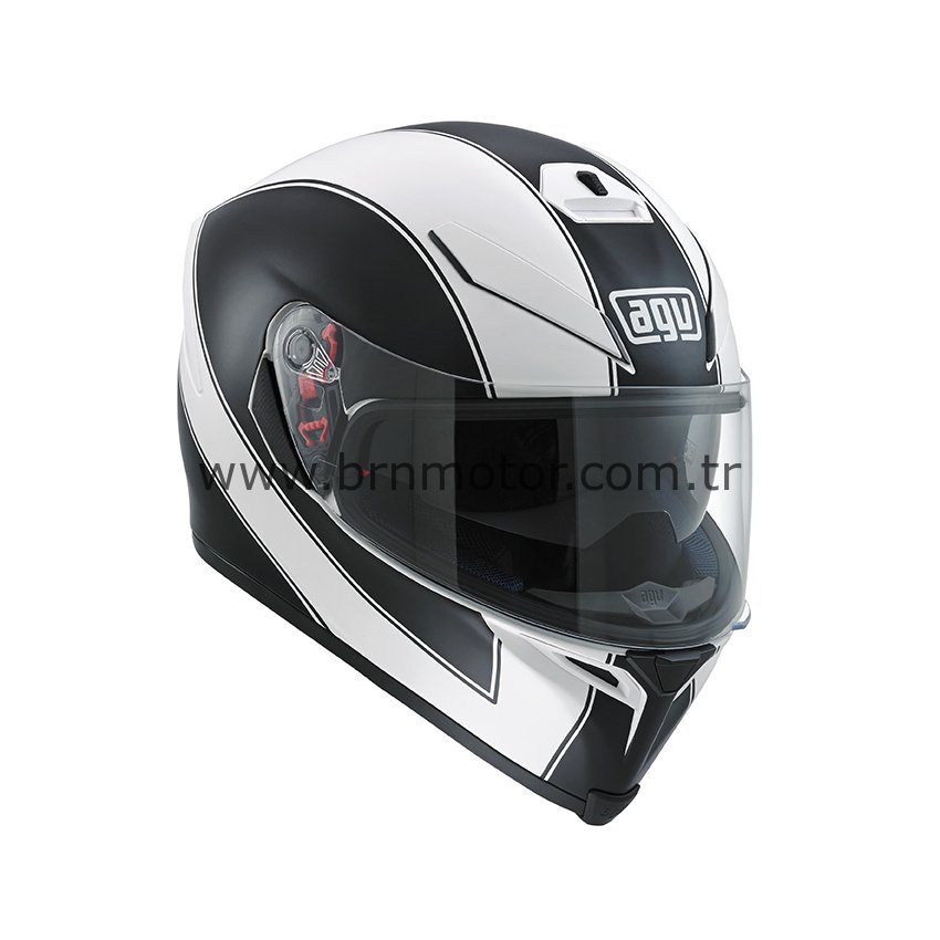 AGV K-5 Enlace White/Black Matt Kask