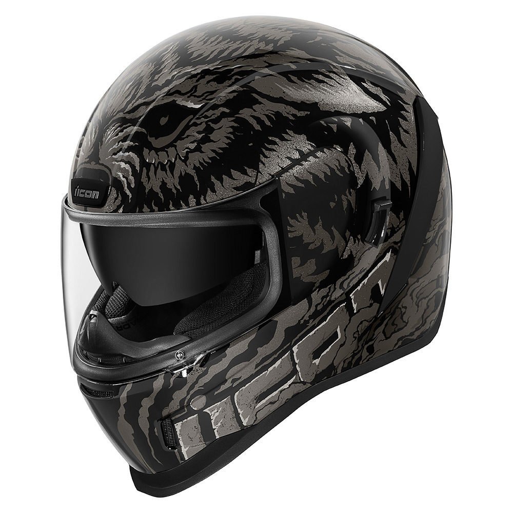 icon Airform LYCAN - BLACK Kask