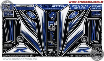 Suzuki Gsx R600 Gsx R750 2011-2012 Model Motografix Damla Sticker