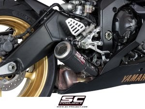 Yamaha YZF R6 SC Project CR-T Slip On Egzoz - Karbon