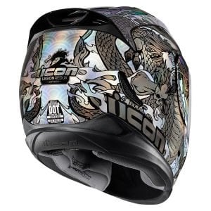 icon Airmada LEGION - SILVER Full Face Kask