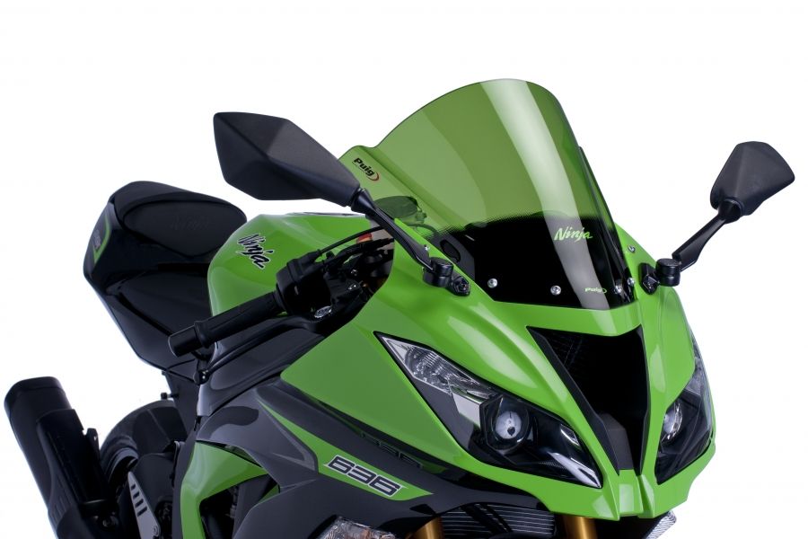 Kawasaki Ninja Zx636r 2013+ Puig Yeşil Ön Siperlik Camı 6482V
