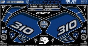 Bmw G310 R 2016-2019 Motografix Depo Sticker Seti