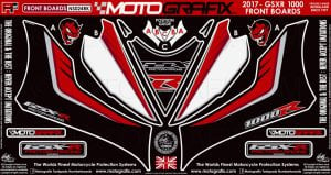 Suzuki Gsx R1000 2017 Model Motografix Damla Sticker
