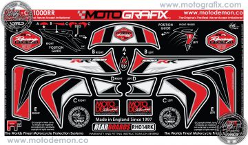 Honda Cbr 1000RR 2012-2014 Model Motografix Damla Sticker