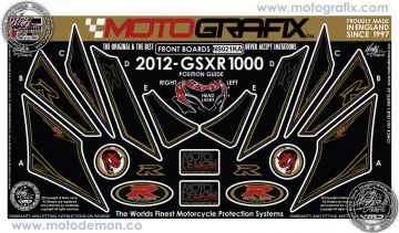 Suzuki Gsx R1000 2009-2012 Model Motografix Damla Sticker