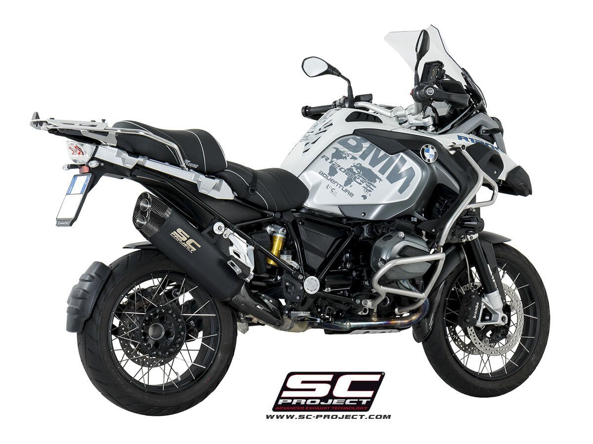 Bmw R1200 GS Advanture SC Project Titanium Mat Siyah Egzoz