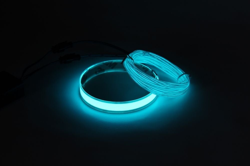 Light Mode Elwire Kask Aydınlatması Electron Kit Aqua