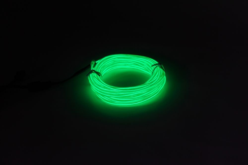 Light Mode Elwire Kask Aydınlatması Proton Kit Yeşil