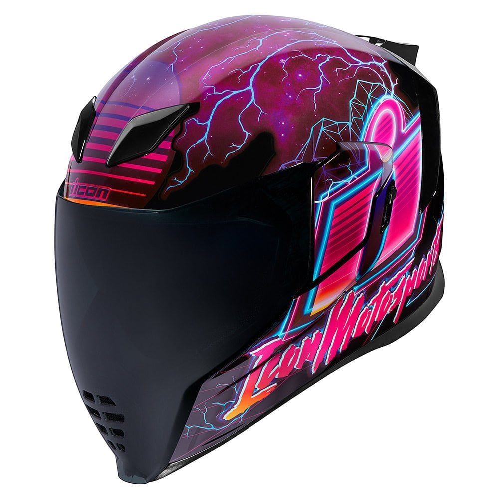 icon Airflite SYNTHWAVE - PURPLE Kask