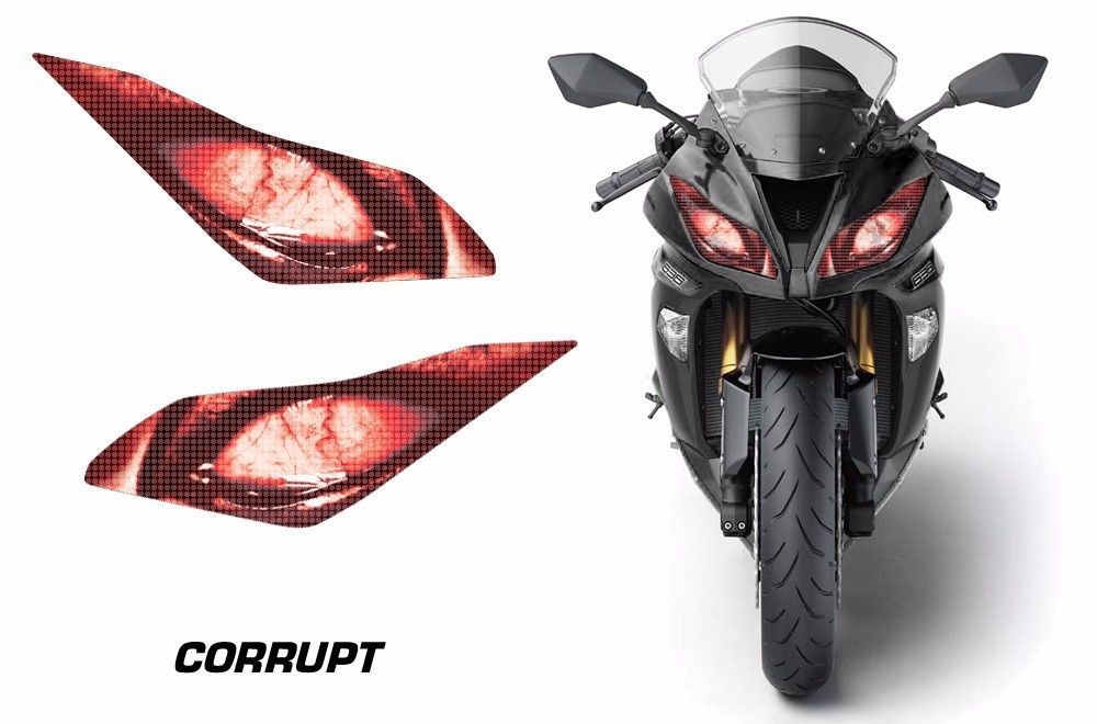 Kawasaki Ninja Zx6R Far Sticker Seti - Corrupt