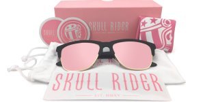 Skull Rider Dazzling Pink Güneş Gözlüğü -Metallic