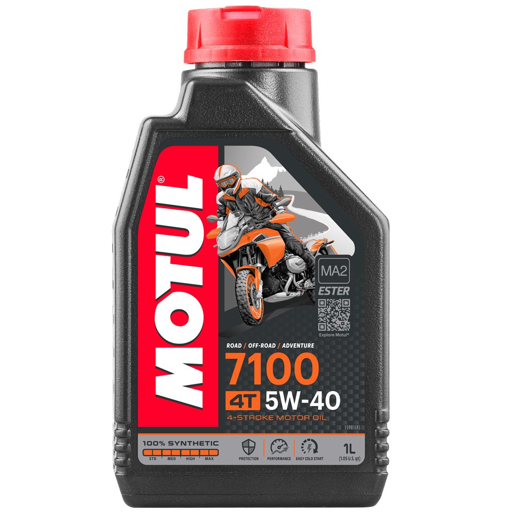 Motul 7100 5W40 4 Zamanlı Motosiklet Yağı (1L)