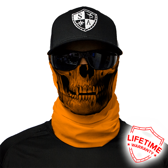 SA Company Orange Skull Yüz Maskesi