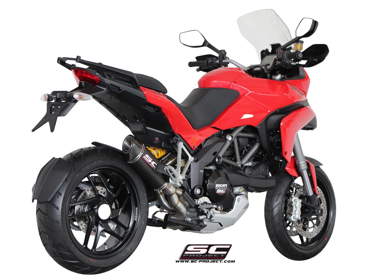 Ducati Multistrada SC Project Oval De-Cat Egzoz - Karbon