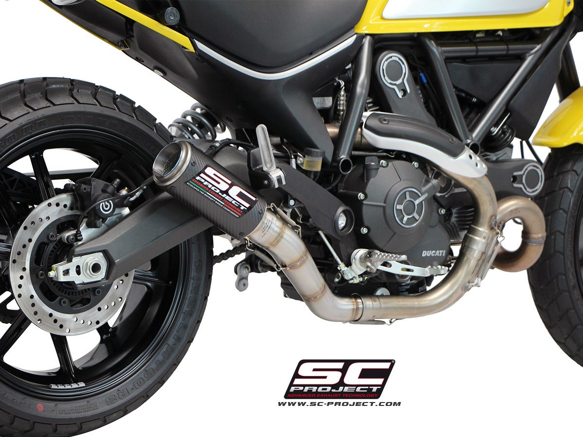 Ducati Scrambler SC Project CR-T Slip On Egzoz - Karbon