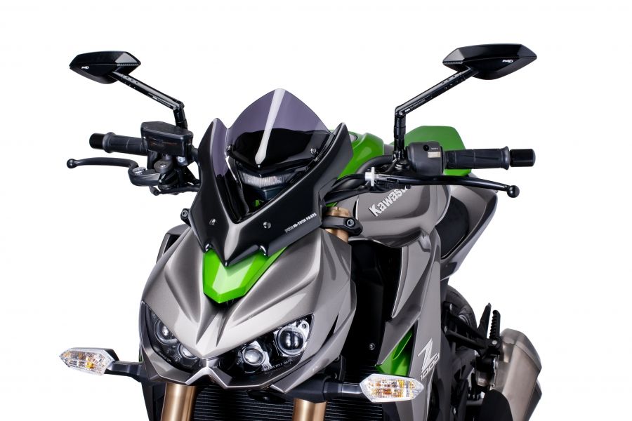 Kawasaki 2014 Z1000 Puig Ön Siperlik Camı Siyah 7011F