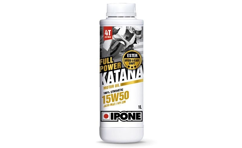 IPONE Full Power Katana (15W50) 4T Esterli %100 Sentetik Motor Yağı 1L