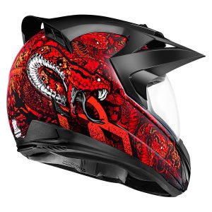 icon Variant Cottonmouth - Red Kask