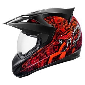 icon Variant Cottonmouth - Red Kask