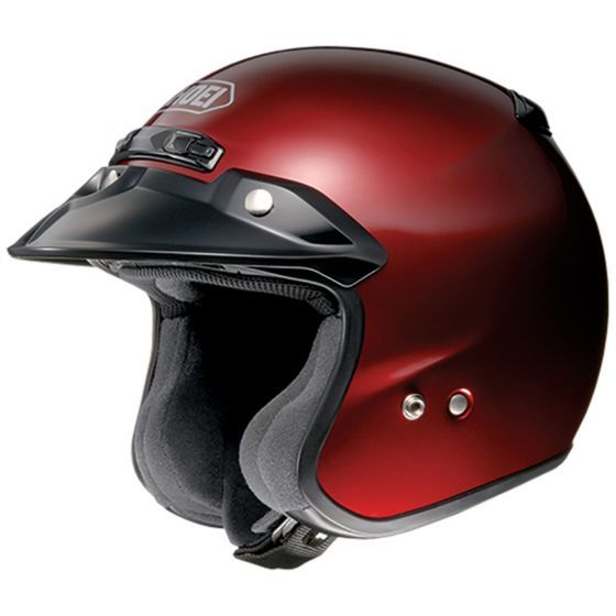 Shoei RJ Platinum-R Wine Red, Face Kask