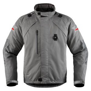 Icon Raiden DKR Monochromatic - Grey Waterproof Mont