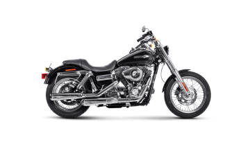 Harley Davidson Dyna Super Glide Custom FXDC 2006-2014 Slip-On Line (Krom) Akrapoviç Egzoz