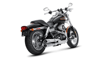 Harley Davidson Dyna Wide Glide FXDWG 2006-2014 Slip-On Line (Krom) Akrapoviç Egzoz