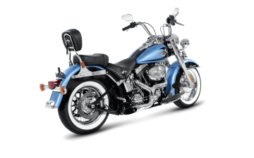 Harley Davidson Softail Fat Boy FLSTF 2007-2014 Open Line (Krom) Akrapoviç Egzoz