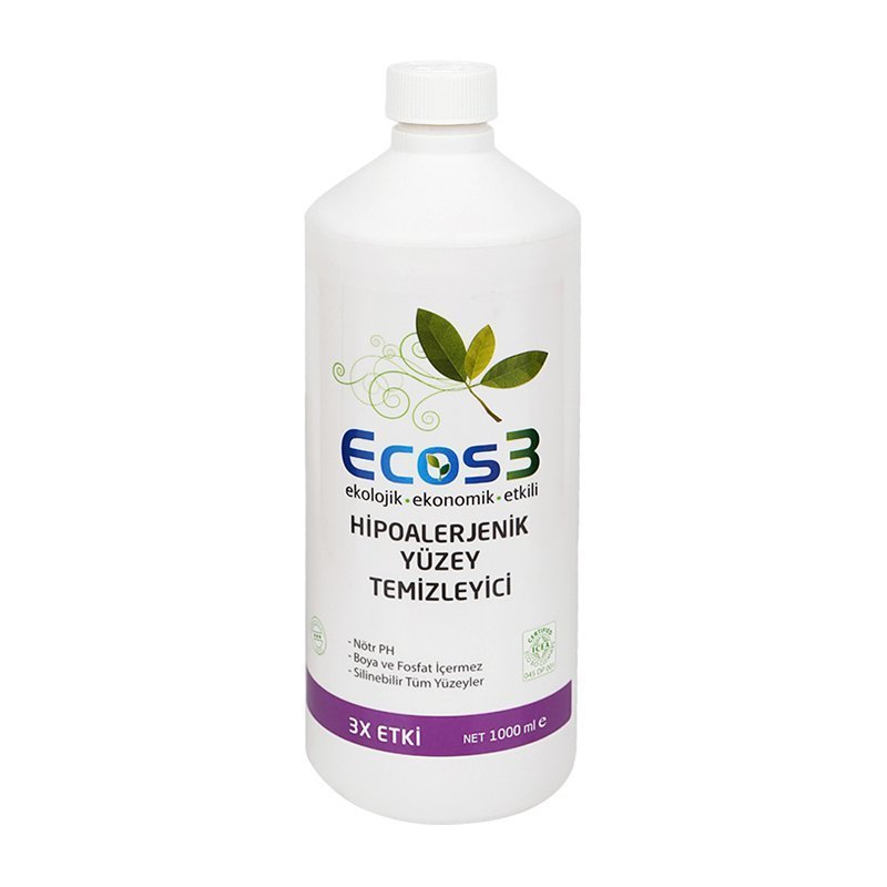 Ecos3 Hipo Alerjenik Yüzey Temizleyici 1000 ml